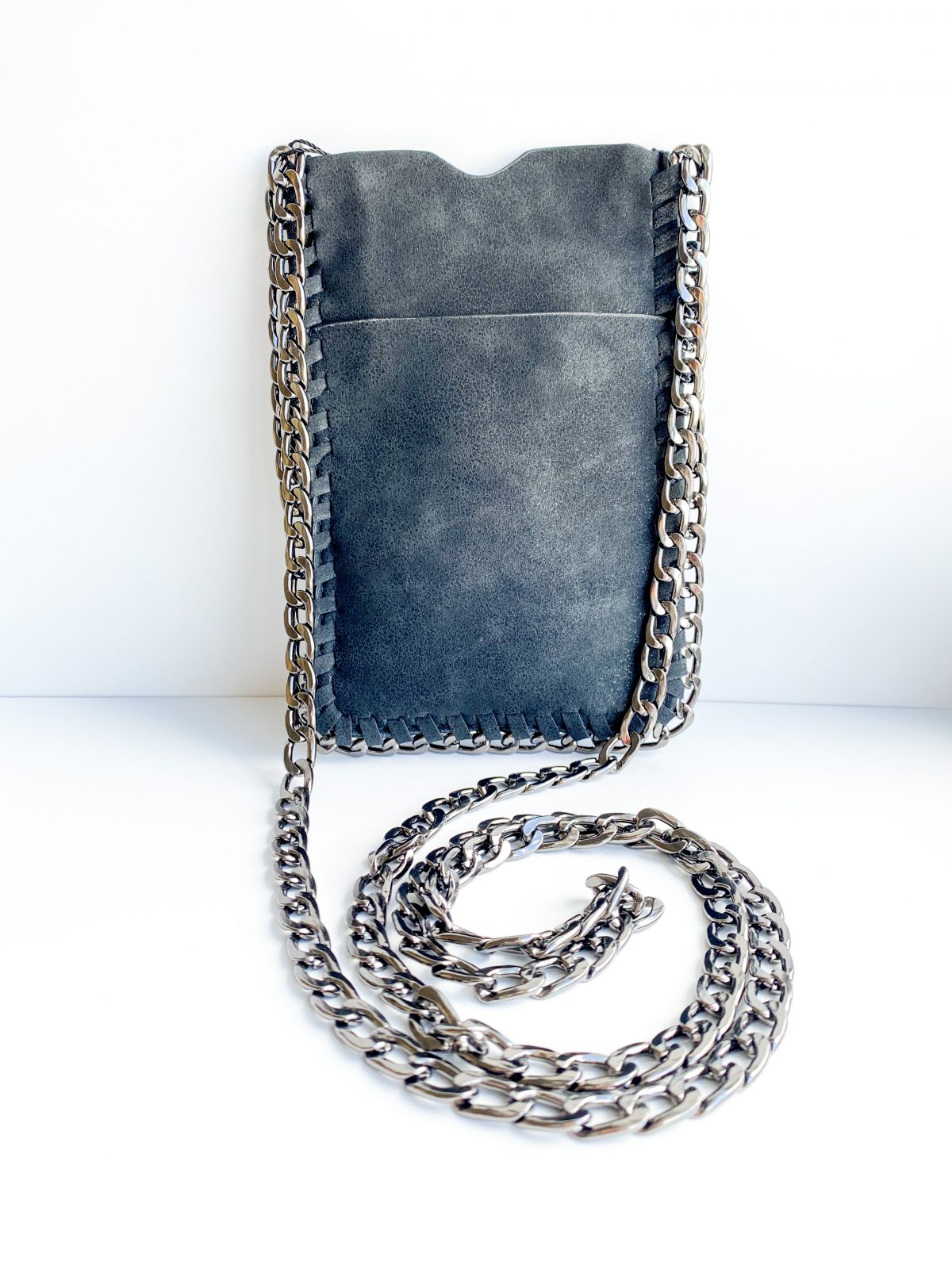 Black Stella Vegan Phone Bag