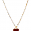 Enamel Red Heart Necklace