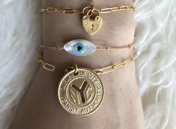 Yankee coin bracelet