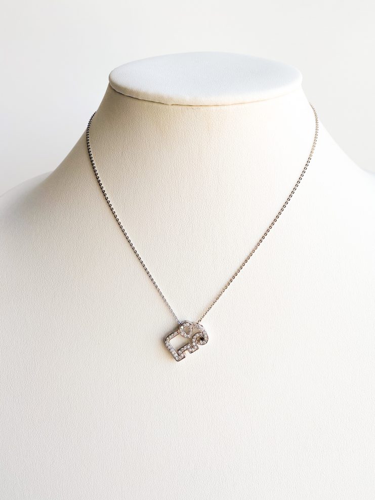 Elephant Diamond Necklace