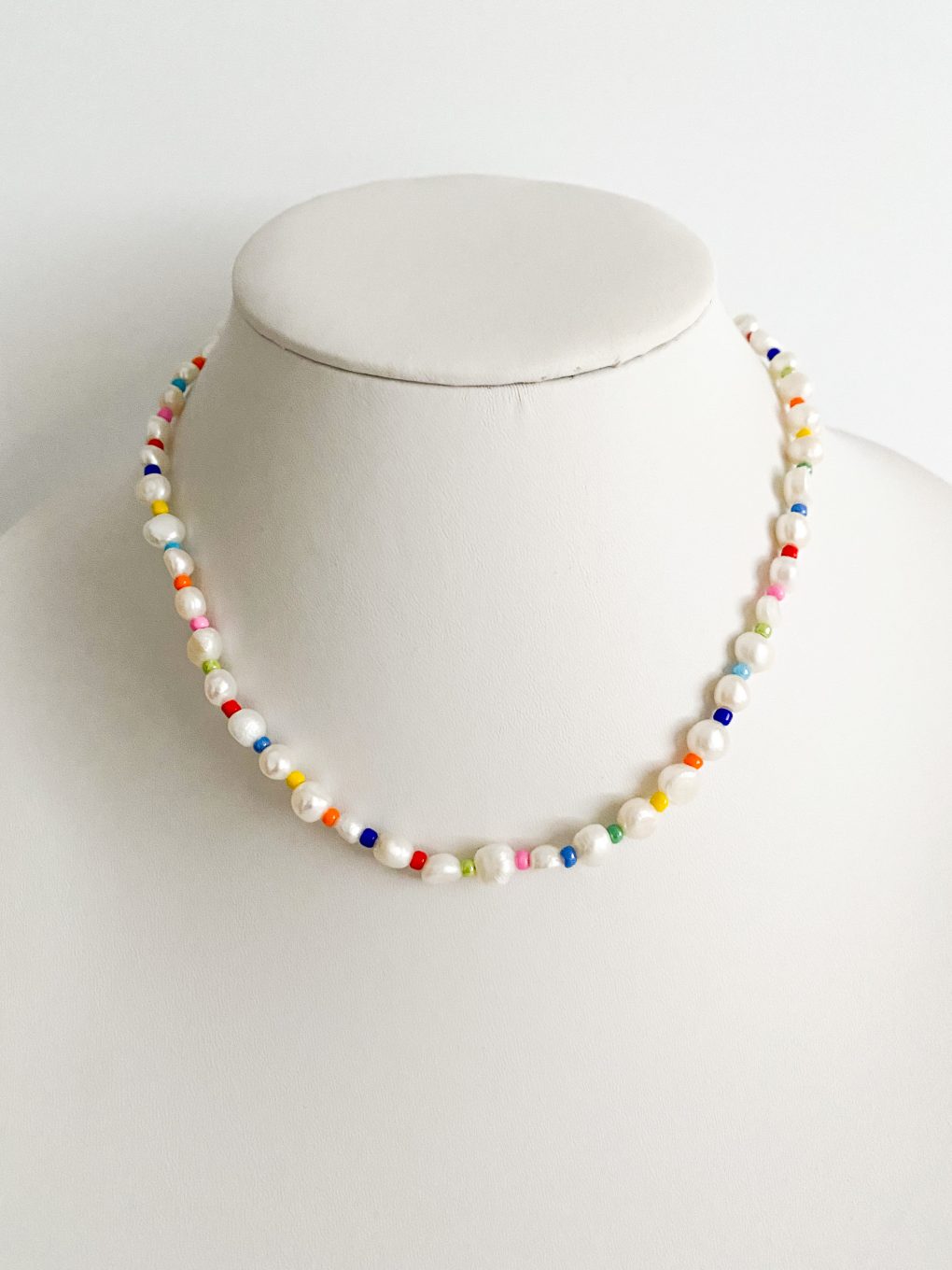 Rainbow Pearl Necklace