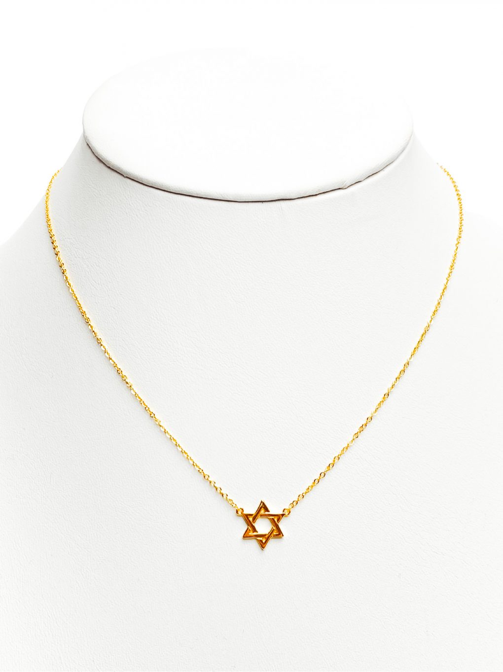 Gold Jewish Star Necklace
