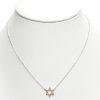 Silver Jewish Star Necklace