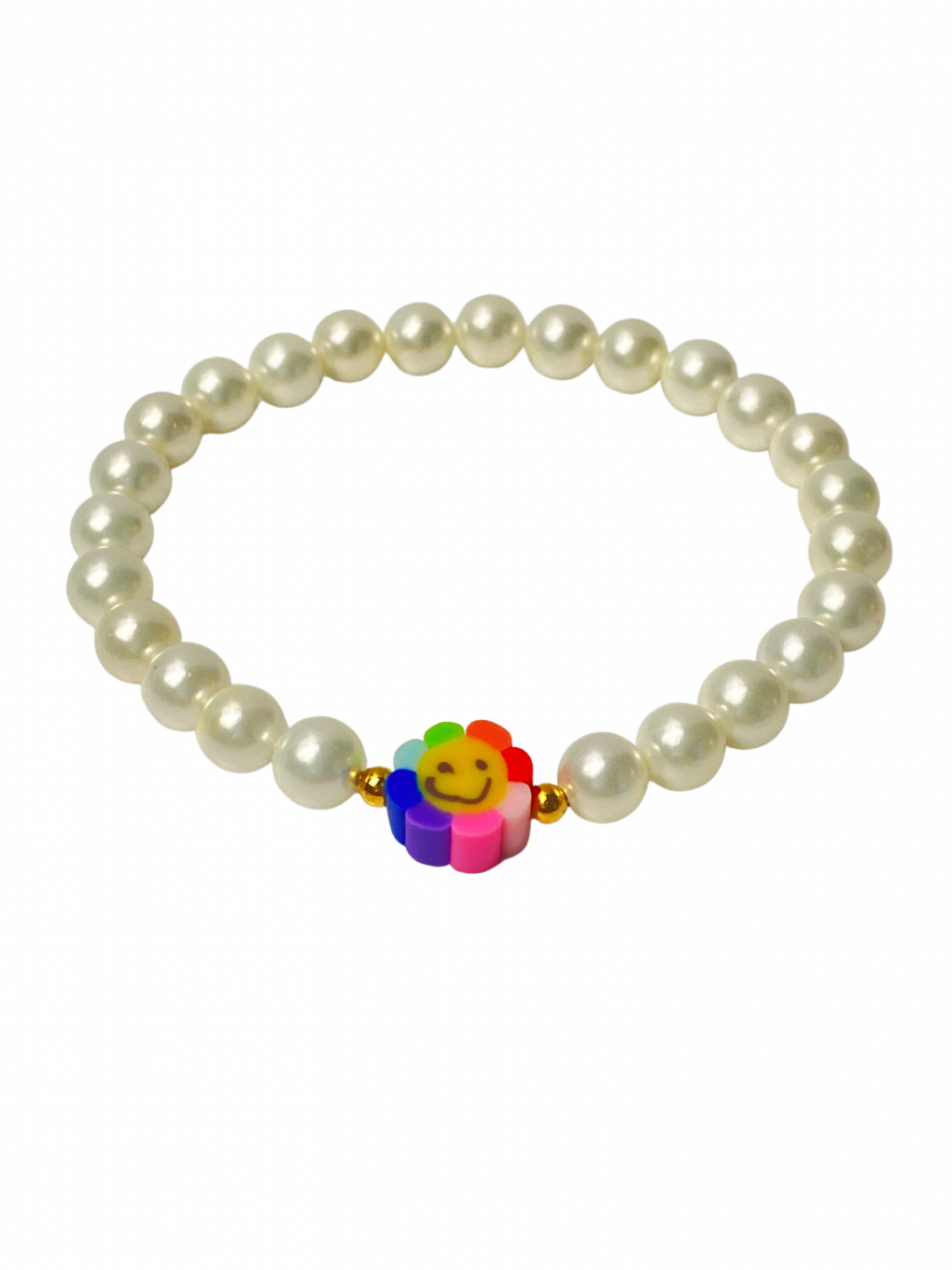 Rainbow Smile Pearl Bracelet