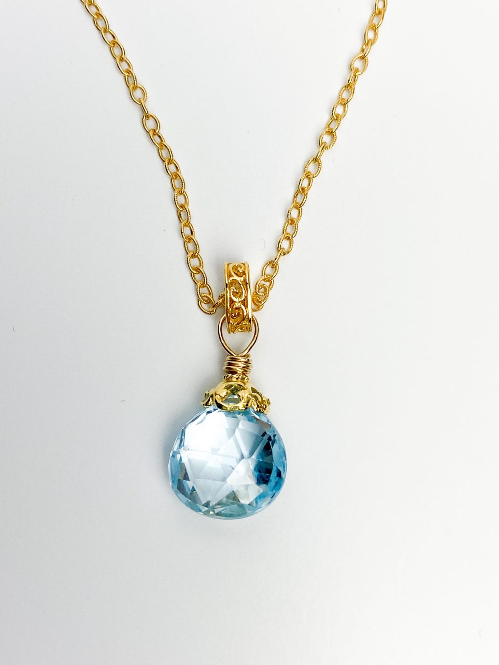 Blue Topaz Necklace