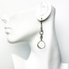 Clear cut pave earrig