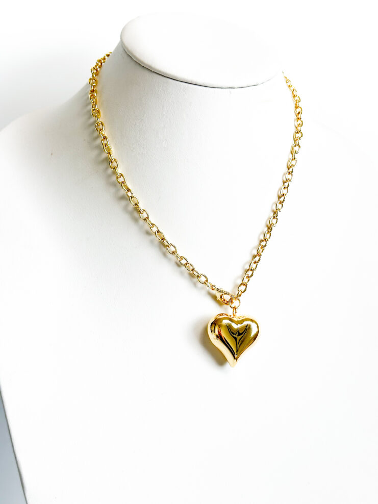 Puffy Heart Necklace